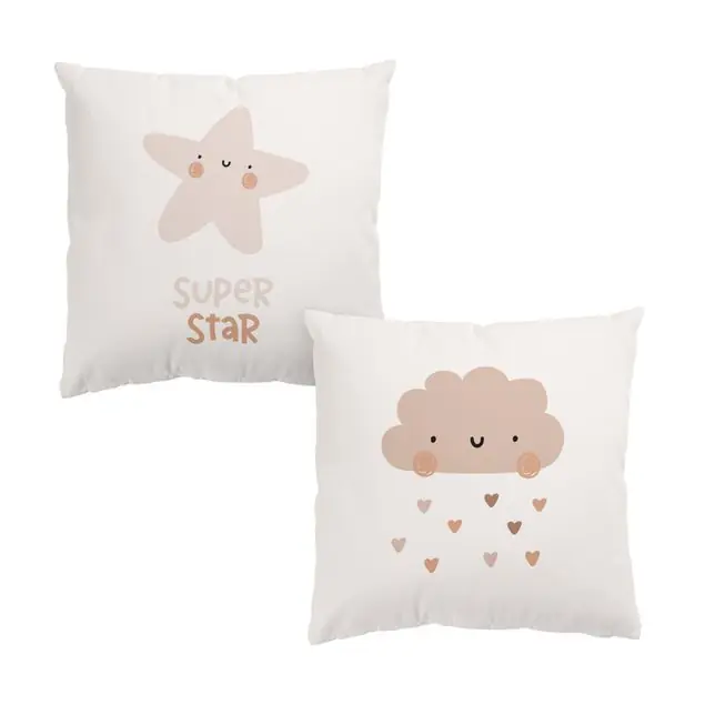 Boho Stern und Wolke Duo Dekokissen – Canvas Jetzt Kaufen