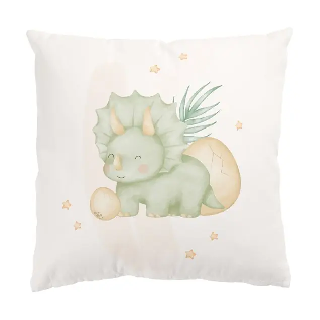 Preis Gesenkt Baby Triceratops Dekokissen – Canvas