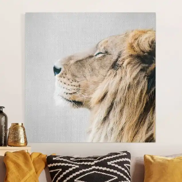 Top-Angebot Löwe Leopold Leinwandbild – Canvas
