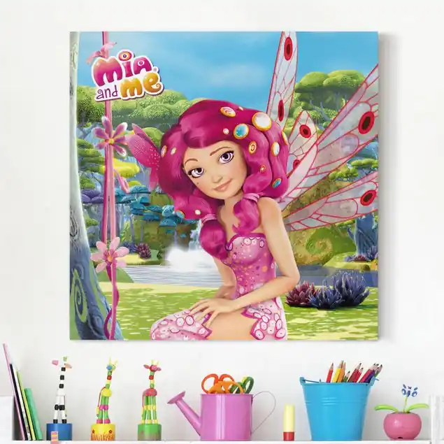 Mia and me - Mias Paradies Leinwandbild – Canvas Markenprodukt
