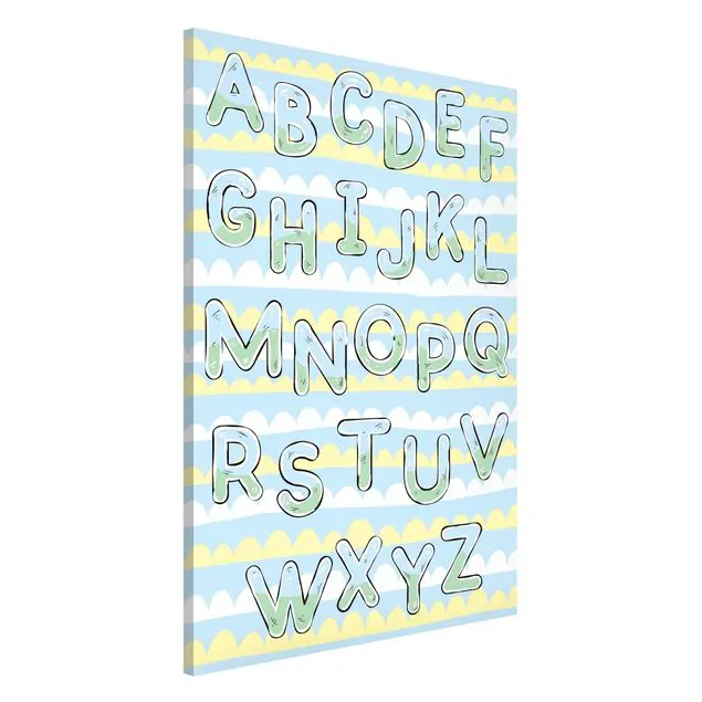 Aktuell Ich lerne das Alphabet von A bis Z Magnettafel
