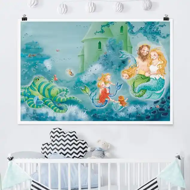 Top-Preis Das Seepferdchen darf bleiben Poster - Querformat