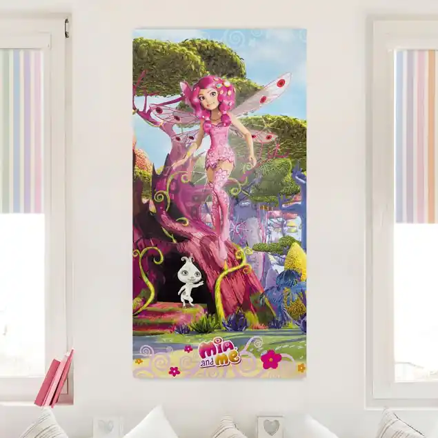 Finale Aktion Mia and me - Mia und Phuddle Leinwandbild – Canvas