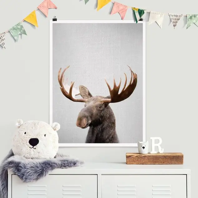 Super-Preis Elch Erhardt Poster