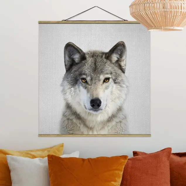Must-Have Wolf Wendelin Stoffbild