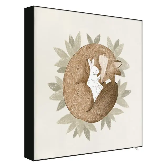 Jetzt Kaufen Anna Lunak Illustration - Fuchs und Hase Wechselbild