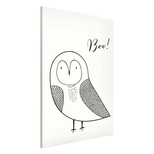 Eule Boo Zeichnung Magnettafel Bestpreis