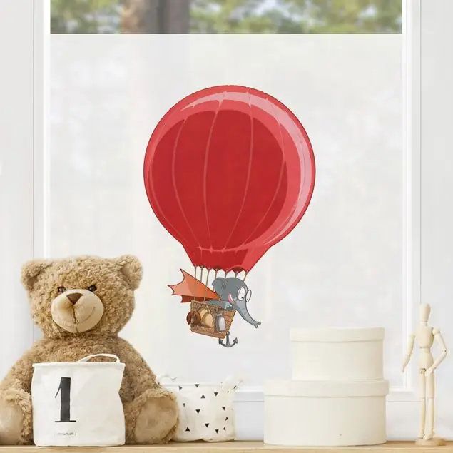 Begrenztes Angebot Fliegender Bauernhof Elefant Fensterfolie
