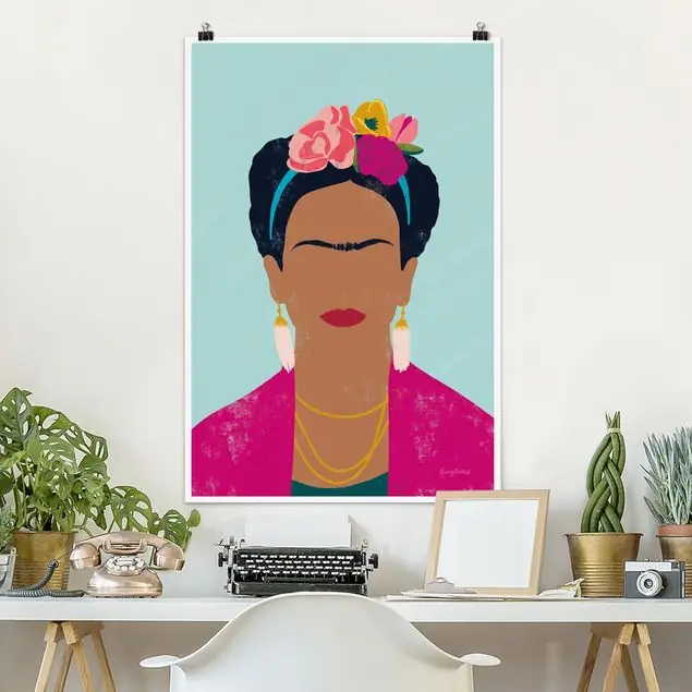 Frida Collage Poster Knallerangebot