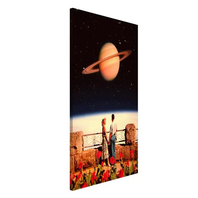 Neue Kollektion Retro Collage - Love In Space Magnettafel