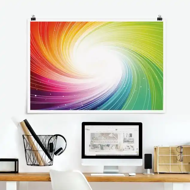 Kaleidoscope Poster - Querformat Preiswert