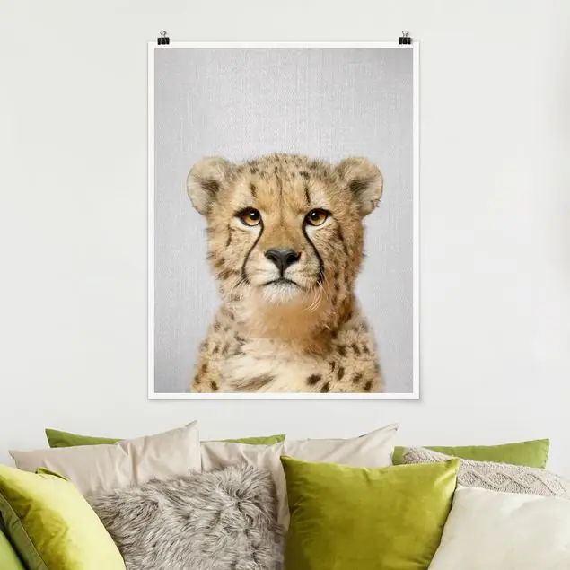 Sichere Zahlung Gepard Gerald Poster