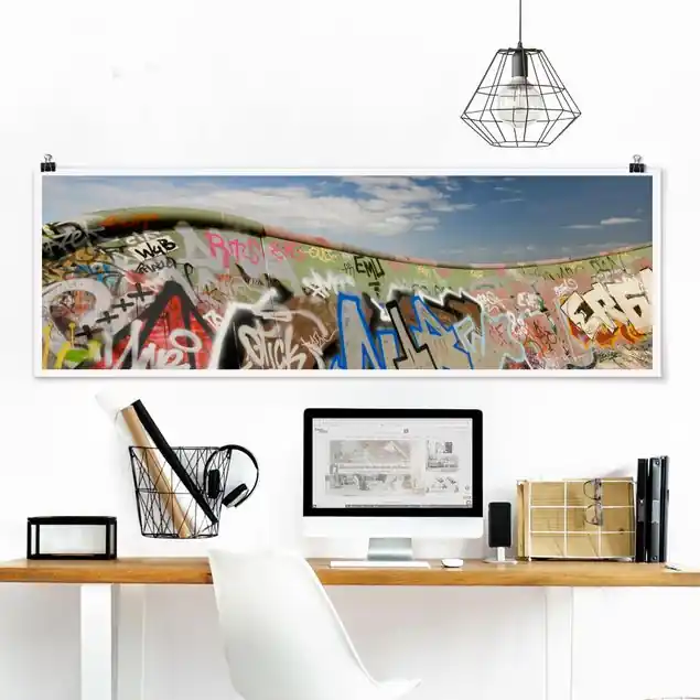 Markenware Paradies für Skater Panorama Poster
