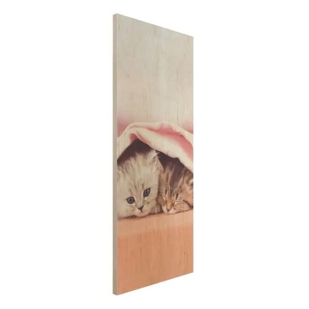 Sugar-Sweet Holzbild - Hochformat Schmal Preis Gesenkt