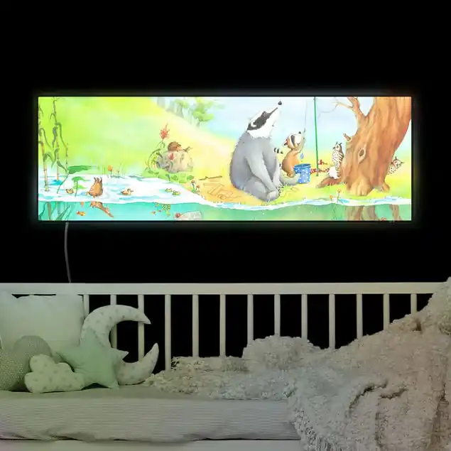 Wassili Waschbär - Ein Fahrstuhl für Elsa LED-Wechselbild Bestpreis