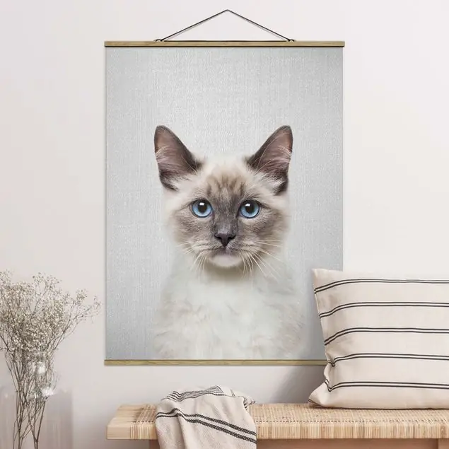Sonderangebot Siamkatze Sibylle Stoffbild