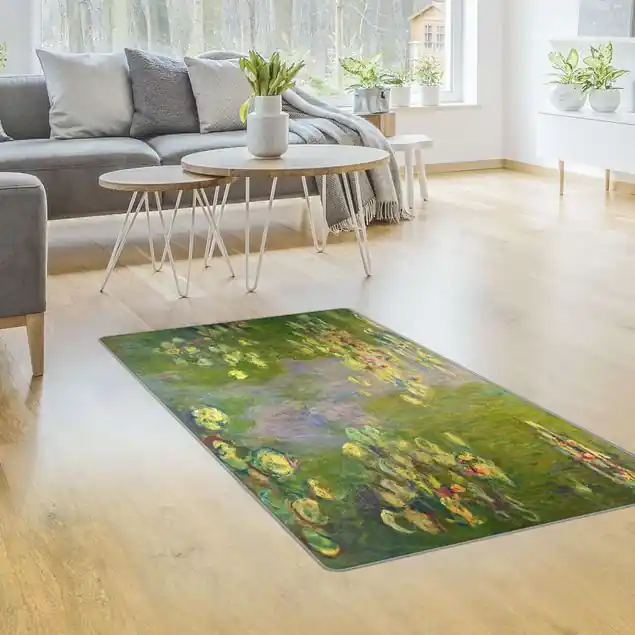 Claude Monet - Grüne Seerosen Teppich Expressversand