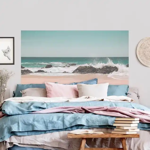 Zertifiziert Sonniger Strand Mexico Kopfteil Bett