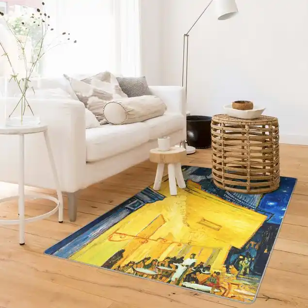 Vincent van Gogh - Café-Terrasse in Arles                               Teppich Top-Preis