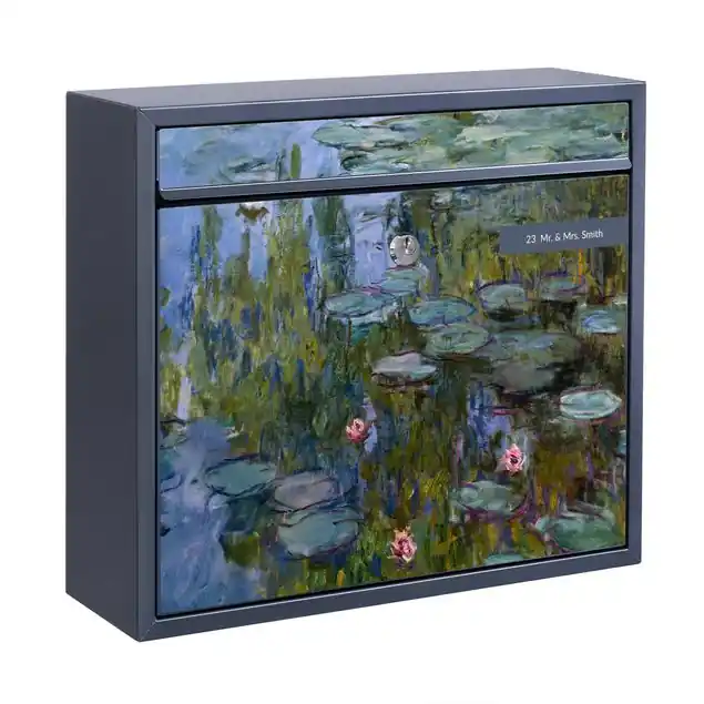 Online Kaufen Claude Monet - Seerosen (Nympheas)                               Briefkasten mit eigenem Text