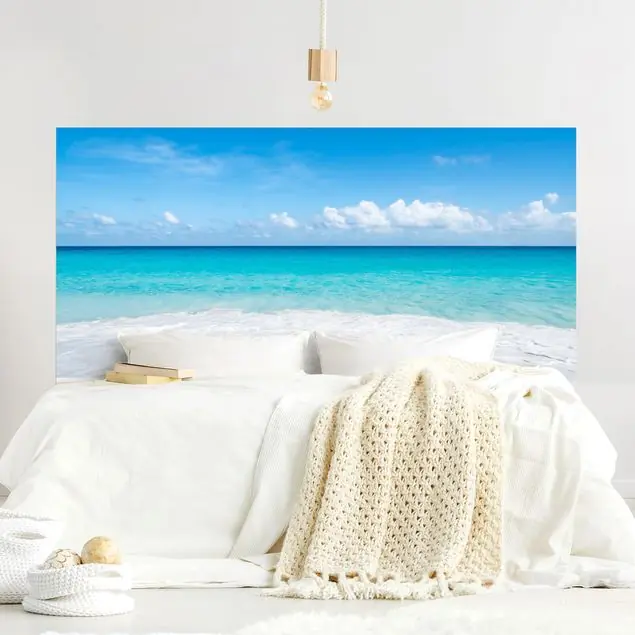 Blaue Welle Kopfteil Bett Preisknaller