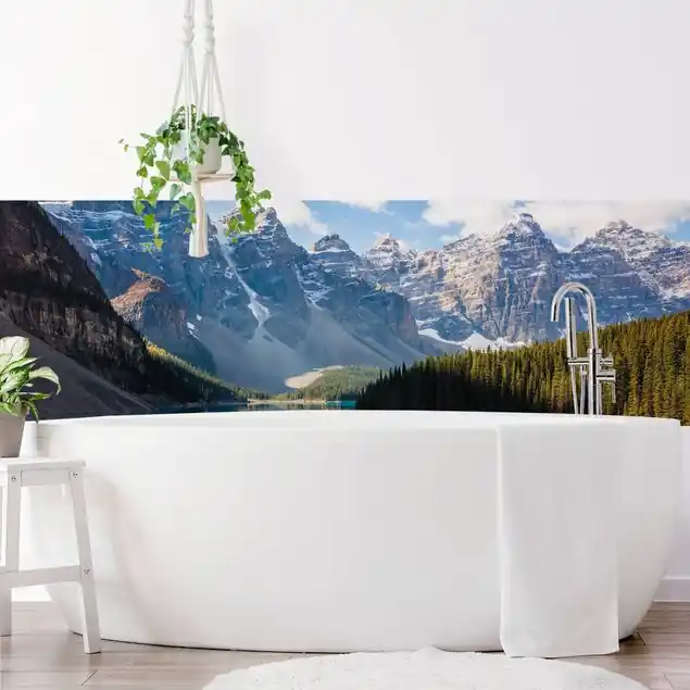 Finale Aktion Kristallklarer Bergsee Wandverkleidung Bad
