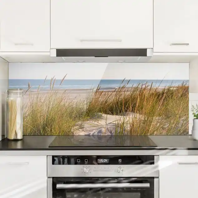 Neue Kollektion Stranddüne am Meer Spritzschutz
