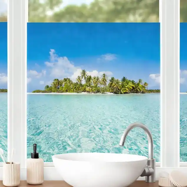 Super-Preis Crystal Clear Water Fensterfolie