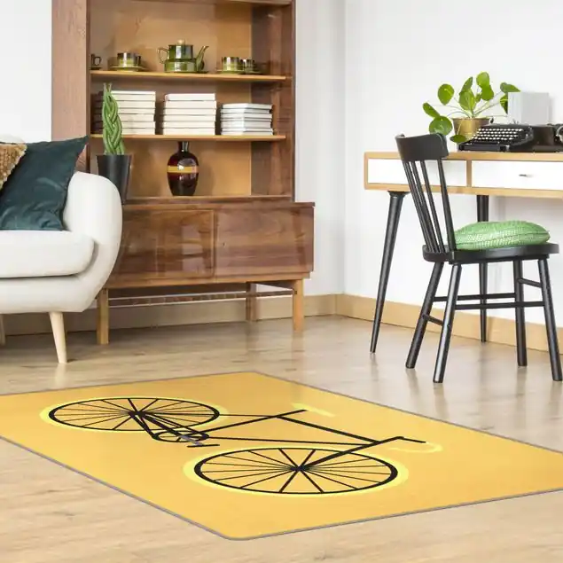 Meistverkauft Fahrrad in Gelb Teppich
