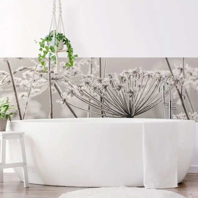 Markenprodukt Doldenblüten im Frost Wandverkleidung Bad