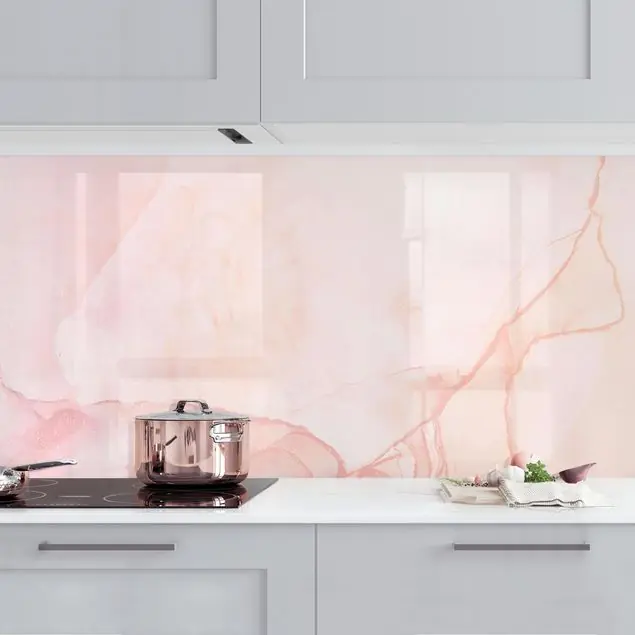 Neu Im Sortiment Spiel der Farben Pastell Zuckerwatte Küchenrückwand • selbstklebend • Spritzschutz • wasserfest • glänzend • 0,35 mm • hergestellt in Deutschland