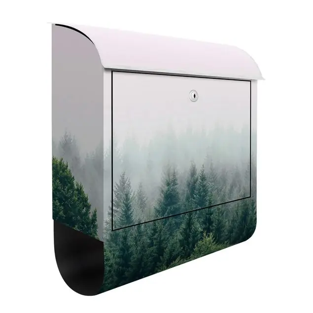 Begrenztes Angebot Wald im Nebel Dämmerung Briefkasten