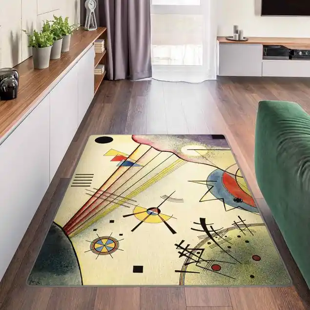 Begrenztes Angebot Wassily Kandinsky - Deutliche Verbindung Teppich