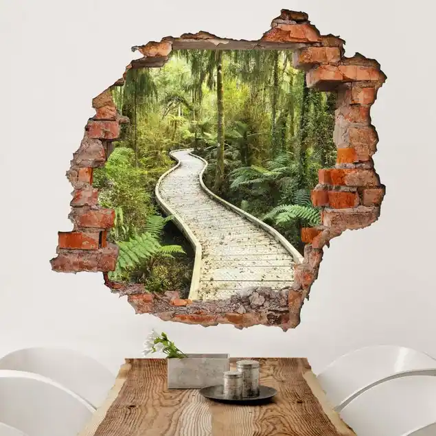 Pfad im Urwald Wandtattoo Wochenendangebot