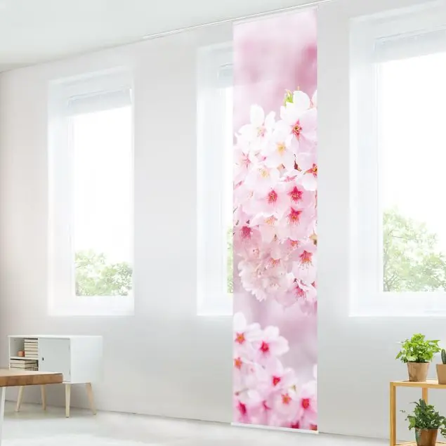 Top-Seller Japanische Kirschblüte Schiebegardine