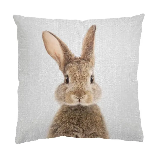 Mega-Angebot Hase Hilbert Dekokissen • Canvas • klassische Webstruktur • handgefertigt in Deutschland