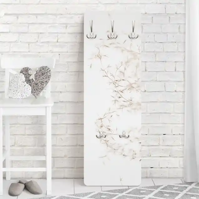 Kostenloser Rückversand Ein Windhauch im Gras Designpaneel Wandgarderobe • inkl. großes Haken-Set • hergestellt in Deutschland • platzsparend • besonderer Eyecatcher