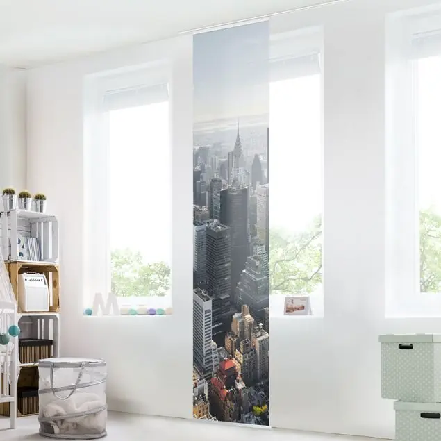 Upper Manhattan New York City Schiebegardine Set Preisreduziert