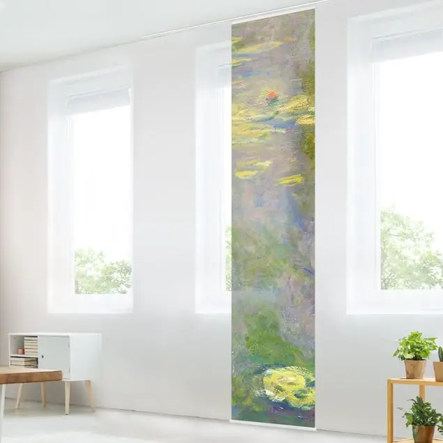 Online Kaufen Claude Monet - Grüne Seerosen Schiebegardine Set