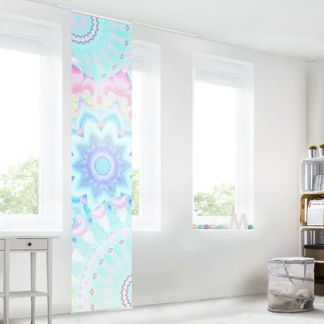 Neuheit Sommerträume Mandalas Schiebegardine