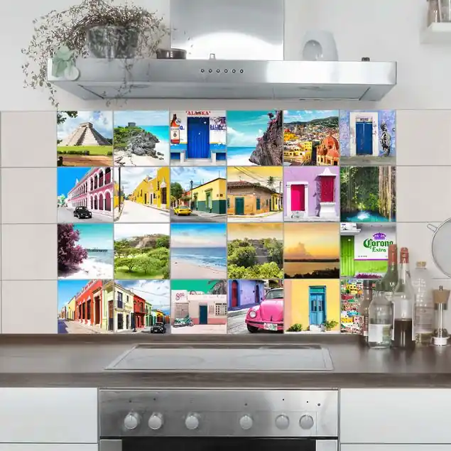 Mexiko Serie Fliesenaufkleber Heißes Angebot
