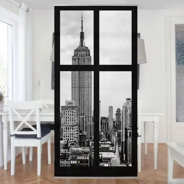 Fenster New York Empire State Building Raumteiler Solange Der Vorrat Reicht