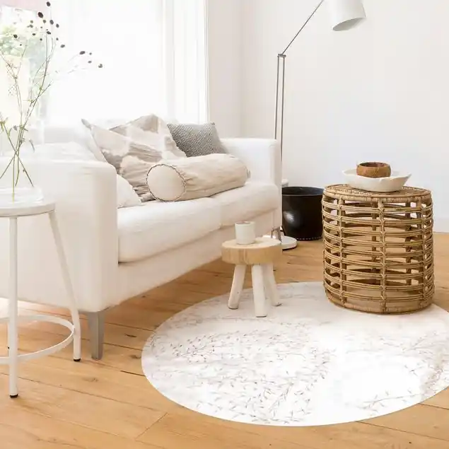 Sonnenstrahlen im Pampasgras Premium Vinylteppich 2,2 mm • hergestellt in Deutschland • glatt • abwaschbar • ideal für Haushalte mit Tieren Bestseller