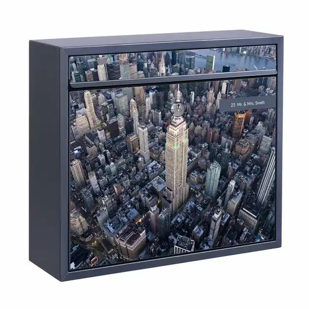 Empire State Of Mind Briefkasten mit eigenem Text Mega-Angebot