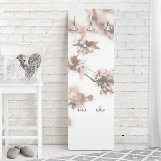 Sofort Bestellen Erinnerungen an den Frühling Designpaneel Wandgarderobe • inkl. großes Haken-Set • hergestellt in Deutschland • platzsparend • besonderer Eyecatcher