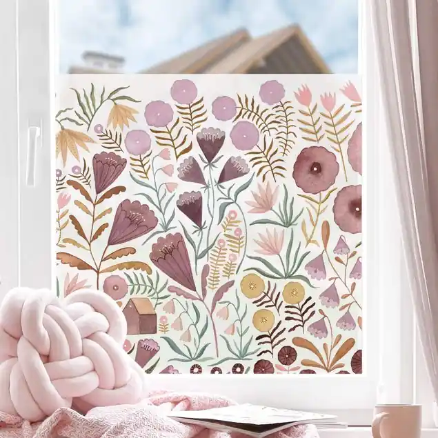 Neue Ware Claudia Voglhuber - Blumenmeer Fensterfolie