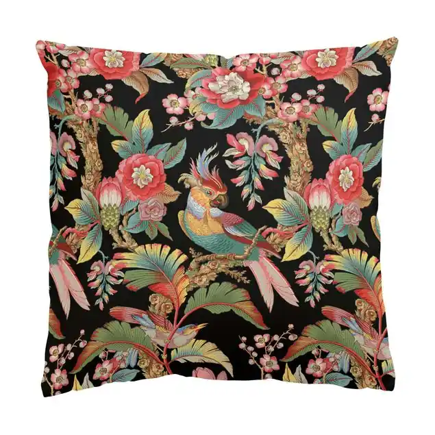 Opulentes Chinoiserie Muster Dekokissen • Canvas • klassische Webstruktur • handgefertigt in Deutschland Abverkauf