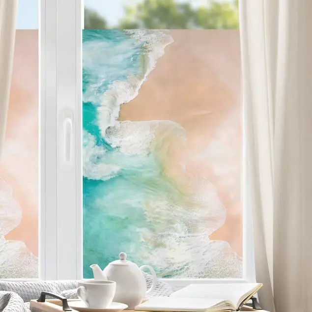 Echt Kuss des Ozeans Fensterfolie