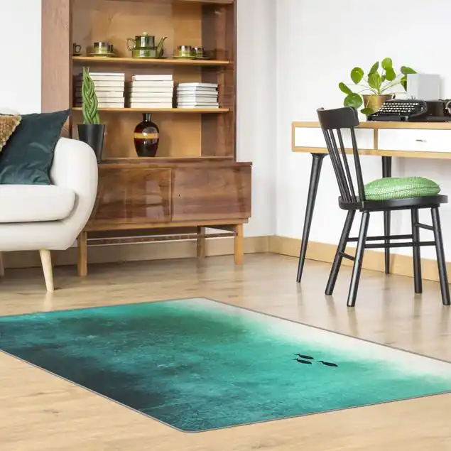 Fische in der Tiefsee Teppich Billig