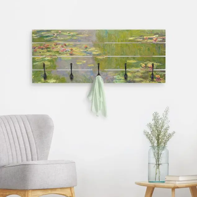Claude Monet - Grüne Seerosen Wandgarderobe Neue Ware